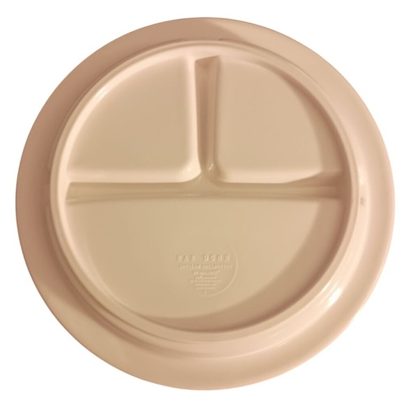 Rae Dunn Melamine Children's Divided‎ Plate "Time For Snacks" H039 - Picture 2 of 3